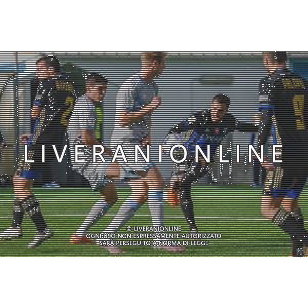 Virtus Entella vs Pisa - Coppa Italia 2020/2021, 27 ottobre 2020 Chiavari (GE), Italia Nella foto: Francesco Belli (Pisa) al tiro @LM/Fabio Fagiolini AG ALDO LIVERANI SAS