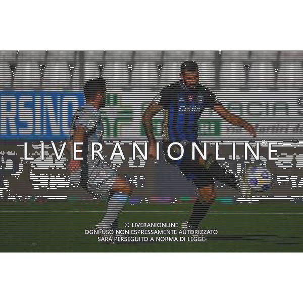 Virtus Entella vs Pisa - Coppa Italia 2020/2021, 27 ottobre 2020 Chiavari (GE), Italia Nella foto: Eros Pisano (Pisa) e Marco Toscano (V.Entella) @LM/Fabio Fagiolini AG ALDO LIVERANI SAS