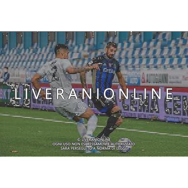 Virtus Entella vs Pisa - Coppa Italia 2020/2021, 27 ottobre 2020 Chiavari (GE), Italia Nella foto: Gabriele Cleur (V.Entella) e Eros Pisano (Pisa) @LM/Fabio Fagiolini AG ALDO LIVERANI SAS