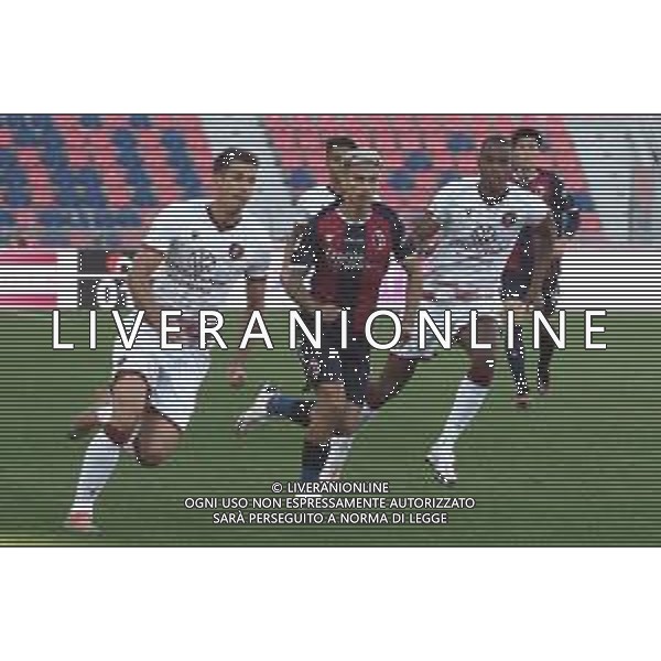 Bologna Calcio vs Reggina 1914 - Italian soccer Coppa Italia match 2020/2021, 27 October 2020 Dall&#39;Ara Stadium, Bologna, Italy Photo showing: Bologna\'s Nicolas Dominguez (C) @LM/Michele Nucci AG ALDO LIVERANI SAS