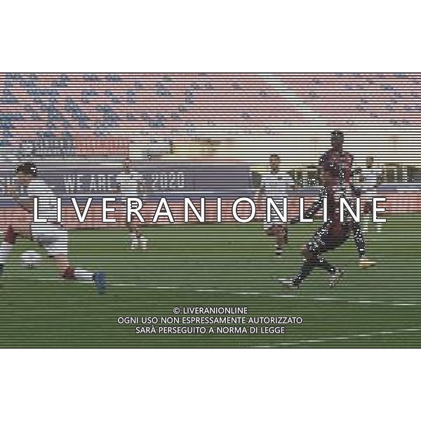 Bologna Calcio vs Reggina 1914 - Italian soccer Coppa Italia match 2020/2021, 27 October 2020 Dall&#39;Ara Stadium, Bologna, Italy Photo showing: Bologna\'s Emanuel Vignato scores the goal 1-0 @LM/Michele Nucci AG ALDO LIVERANI SAS