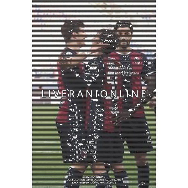 Bologna Calcio vs Reggina 1914 - Italian soccer Coppa Italia match 2020/2021, 27 October 2020 Dall&#39;Ara Stadium, Bologna, Italy Photo showing: 271020 - sport calcio coppa Italia - Bologna-Reggina - Emanuel Vignato jubilates after scoring the goal 1-0 @LM/Michele Nucci AG ALDO LIVERANI SAS