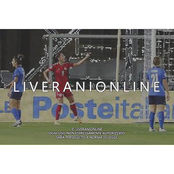 ITALIA vs DANIMARCA Qualificazioni al campionato europeo di calcio femminile 2021- 27/10/2020 nella foto: Esultanza Nadia Nadim (Denmark) dopo il goal ©Claudio Zamagni/Agenzia Aldo Liverani Nadia Nadim (Denmark) celebrates after scoring a goal during UEFA Women\'s Euro 2021 qualifying match between ITALY and DENMARK in Empoli on October 27 2020 photo credit by Claudio Zamagni/Aldo Liverani Photo Agency / AGENZIA ALDO LIVERANI SAS