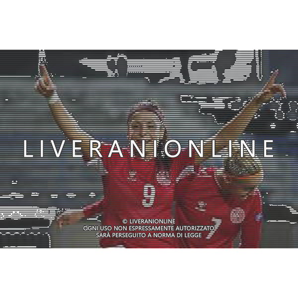 ITALIA vs DANIMARCA Qualificazioni al campionato europeo di calcio femminile 2021- 27/10/2020 nella foto: Esultanza Nadia Nadim (Denmark) dopo il goal ©Claudio Zamagni/Agenzia Aldo Liverani Nadia Nadim (Denmark) celebrates after scoring a goal during UEFA Women\'s Euro 2021 qualifying match between ITALY and DENMARK in Empoli on October 27 2020 photo credit by Claudio Zamagni/Aldo Liverani Photo Agency