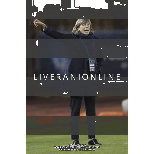 ITALIA vs DANIMARCA Qualificazioni al campionato europeo di calcio femminile 2021- 27/10/2020 nella foto: Milena Bertolini Coach (Italy) ©Claudio Zamagni/Agenzia Aldo Liverani Milena Bertolini Coach (Italy) during UEFA Women\'s Euro 2021 qualifying match between ITALY and DENMARK in Empoli on October 27 2020 photo credit by Claudio Zamagni/Aldo Liverani Photo Agency