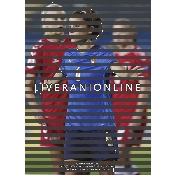 ITALIA vs DANIMARCA Qualificazioni al campionato europeo di calcio femminile 2021- 27/10/2020 nella foto: Manuela Giugliano (Italy) ©Claudio Zamagni/Agenzia Aldo Liverani Manuela Giugliano (Italy) during UEFA Women\'s Euro 2021 qualifying match between ITALY and DENMARK in Empoli on October 27 2020 photo credit by Claudio Zamagni/Aldo Liverani Photo Agency / AGENZIA ALDO LIVERANI SAS