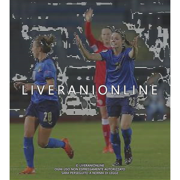 ITALIA vs DANIMARCA Qualificazioni al campionato europeo di calcio femminile 2021- 27/10/2020 nella foto: Cecilia Salvai (Italy) ©Claudio Zamagni/Agenzia Aldo Liverani Cecilia Salvai (Italy) during UEFA Women\'s Euro 2021 qualifying match between ITALY and DENMARK in Empoli on October 27 2020 photo credit by Claudio Zamagni/Aldo Liverani Photo Agency / AGENZIA ALDO LIVERANI SAS