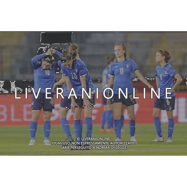 ITALIA vs DANIMARCA Qualificazioni al campionato europeo di calcio femminile 2021- 27/10/2020 nella foto: delusione italia a fine partita ©Claudio Zamagni/Agenzia Aldo Liverani during UEFA Women\'s Euro 2021 qualifying match between ITALY and DENMARK in Empoli on October 27 2020 photo credit by Claudio Zamagni/Aldo Liverani Photo Agency / AGENZIA ALDO LIVERANI SAS