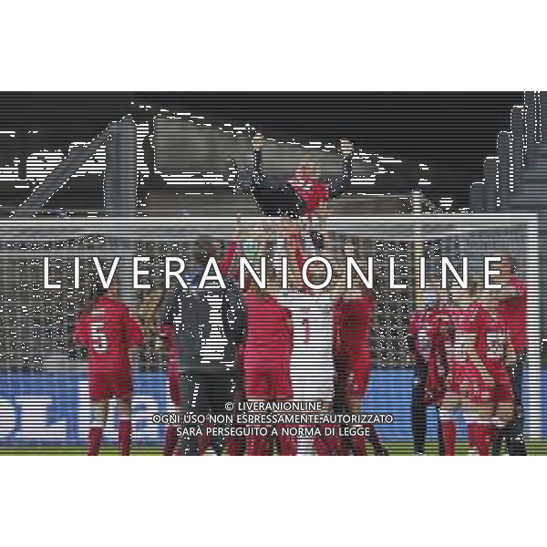 ITALIA vs DANIMARCA Qualificazioni al campionato europeo di calcio femminile 2021- 27/10/2020 nella foto: esultanza finale danimarca ©Claudio Zamagni/Agenzia Aldo Liverani during UEFA Women\'s Euro 2021 qualifying match between ITALY and DENMARK in Empoli on October 27 2020 photo credit by Claudio Zamagni/Aldo Liverani Photo Agency / AGENZIA ALDO LIVERANI SAS