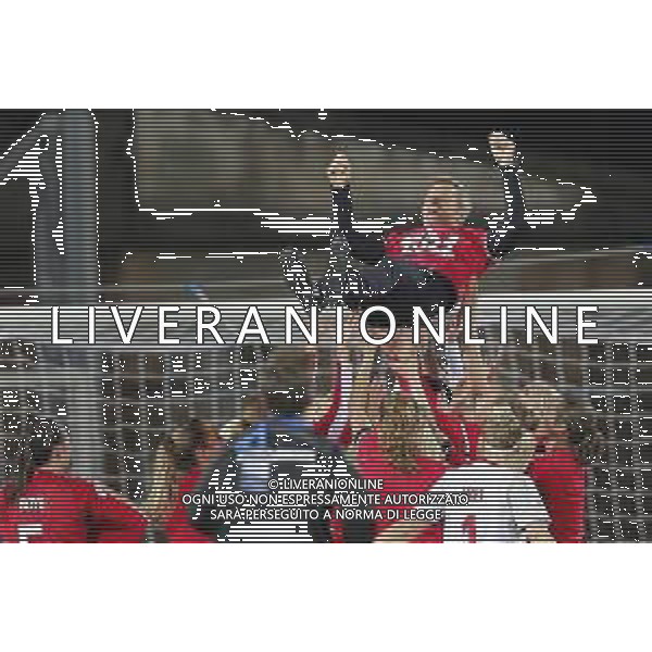 ITALIA vs DANIMARCA Qualificazioni al campionato europeo di calcio femminile 2021- 27/10/2020 nella foto: esultanza finale danimarca ©Claudio Zamagni/Agenzia Aldo Liverani during UEFA Women\'s Euro 2021 qualifying match between ITALY and DENMARK in Empoli on October 27 2020 photo credit by Claudio Zamagni/Aldo Liverani Photo Agency / AGENZIA ALDO LIVERANI SAS