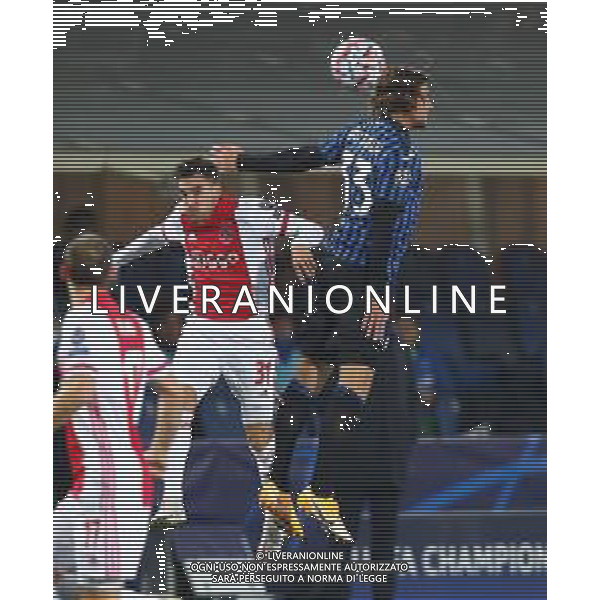 Atalanta-Ajax Uefa Champions League 2020/2021 2a giornata Bergamo, 27 Ottobre 2020 Nella foto: Nico Tagliafico e Hans Hateboer Ph. Soli - Ag. Aldo Liverani / AGENZIA ALDO LIVERANI SAS