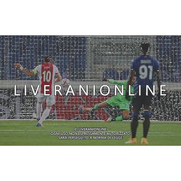 Atalanta-Ajax Uefa Champions League 2020/2021 2a giornata Bergamo, 27 Ottobre 2020 Nella foto: Dusan Tadic realizza il rigore dell\'1-0 Ph. Soli - Ag. Aldo Liverani / AGENZIA ALDO LIVERANI SAS