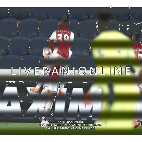 Atalanta-Ajax Uefa Champions League 2020/2021 2a giornata Bergamo, 27 Ottobre 2020 Nella foto: Dusan Tadic esulta dopo il rigore dell\'1-0 Ph. Soli - Ag. Aldo Liverani / AGENZIA ALDO LIVERANI SAS