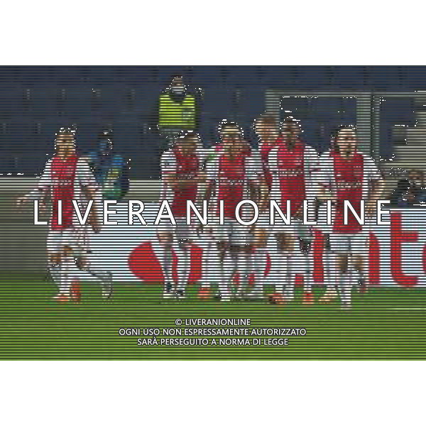 Atalanta-Ajax Uefa Champions League 2020/2021 2a giornata Bergamo, 27 Ottobre 2020 Nella foto: Dusan Tadic esulta dopo il rigore dell\'1-0 Ph. Soli - Ag. Aldo Liverani / AGENZIA ALDO LIVERANI SAS