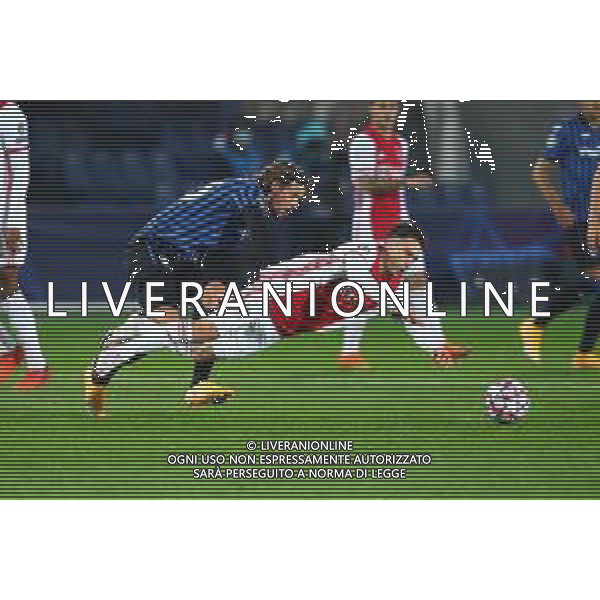 Atalanta-Ajax Uefa Champions League 2020/2021 2a giornata Bergamo, 27 Ottobre 2020 Nella foto: Hans Hateboer e Nico Tagliafico Ph. Soli - Ag. Aldo Liverani / AGENZIA ALDO LIVERANI SAS