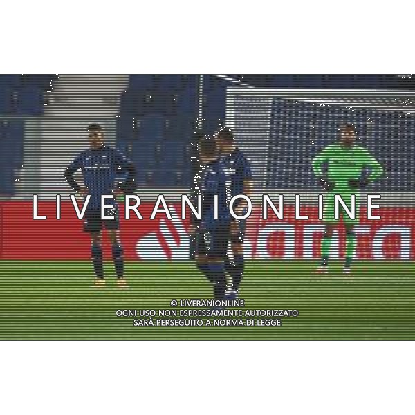 Atalanta-Ajax Uefa Champions League 2020/2021 2a giornata Bergamo, 27 Ottobre 2020 Nella foto: la delusione dei giocatori dell\'atalanta dopo il gol del 2-0 Ph. Soli - Ag. Aldo Liverani / AGENZIA ALDO LIVERANI SAS