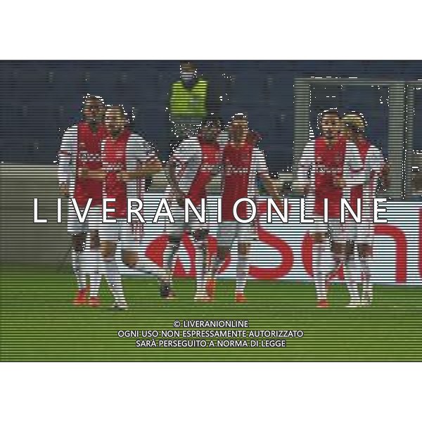 Atalanta-Ajax Uefa Champions League 2020/2021 2a giornata Bergamo, 27 Ottobre 2020 Nella foto: Lassina Traore\' esulta dopo il gol del 2-0 Ph. Soli - Ag. Aldo Liverani / AGENZIA ALDO LIVERANI SAS