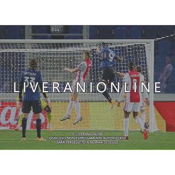Atalanta-Ajax Uefa Champions League 2020/2021 2a giornata Bergamo, 27 Ottobre 2020 Nella foto: Duvan Zapata realizza il primo gol del 2-1 Ph. Soli - Ag. Aldo Liverani / AGENZIA ALDO LIVERANI SAS