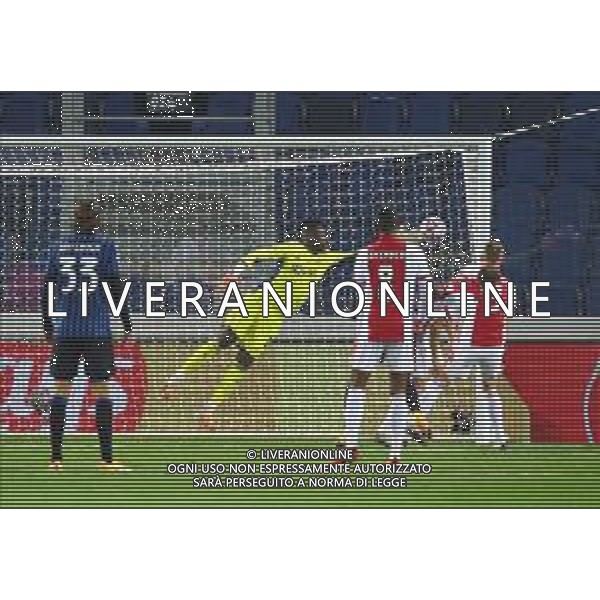 Atalanta-Ajax Uefa Champions League 2020/2021 2a giornata Bergamo, 27 Ottobre 2020 Nella foto: Duvan Zapata realizza il primo gol del 2-1 Ph. Soli - Ag. Aldo Liverani / AGENZIA ALDO LIVERANI SAS