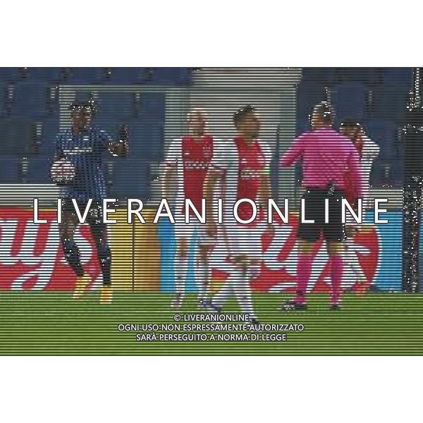 Atalanta-Ajax Uefa Champions League 2020/2021 2a giornata Bergamo, 27 Ottobre 2020 Nella foto: Duvan Zapata esulta dopo il primo gol del 2-1 Ph. Soli - Ag. Aldo Liverani / AGENZIA ALDO LIVERANI SAS