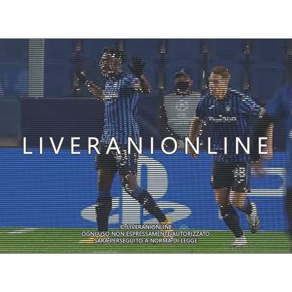 Atalanta-Ajax Uefa Champions League 2020/2021 2a giornata Bergamo, 27 Ottobre 2020 Nella foto: Duvan Zapata esulta dopo il secondo gol del 2-2 Ph. Soli - Ag. Aldo Liverani / AGENZIA ALDO LIVERANI SAS