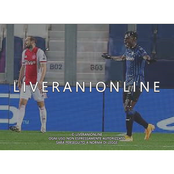 Atalanta-Ajax Uefa Champions League 2020/2021 2a giornata Bergamo, 27 Ottobre 2020 Nella foto: Duvan Zapata esulta dopo il secondo gol del 2-2 Ph. Soli - Ag. Aldo Liverani / AGENZIA ALDO LIVERANI SAS