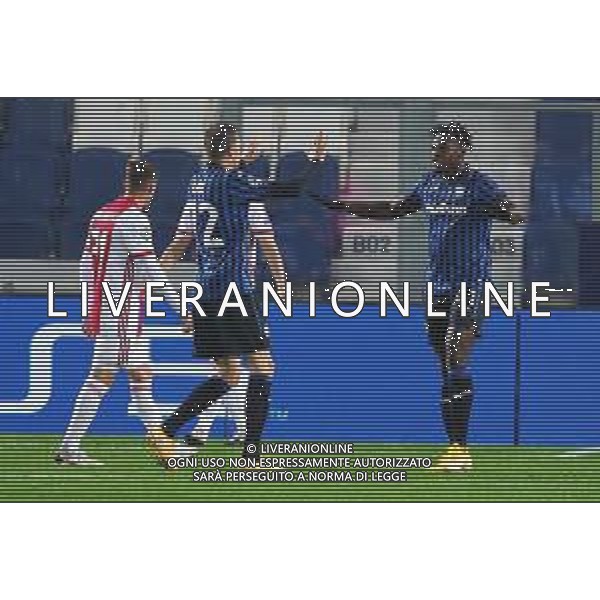 Atalanta-Ajax Uefa Champions League 2020/2021 2a giornata Bergamo, 27 Ottobre 2020 Nella foto: Duvan Zapata esulta dopo il secondo gol del 2-2 Ph. Soli - Ag. Aldo Liverani / AGENZIA ALDO LIVERANI SAS