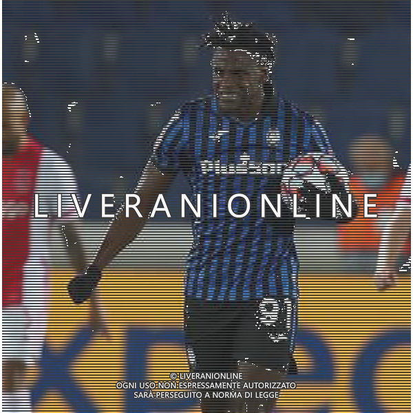 Atalanta-Ajax Uefa Champions League 2020/2021 2a giornata Bergamo, 27 Ottobre 2020 Nella foto: Duvan Zapata esulta dopo il secondo gol del 2-2 Ph. Soli - Ag. Aldo Liverani / AGENZIA ALDO LIVERANI SAS