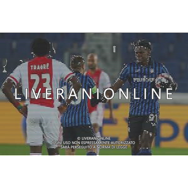 Atalanta-Ajax Uefa Champions League 2020/2021 2a giornata Bergamo, 27 Ottobre 2020 Nella foto: Duvan Zapata esulta dopo il secondo gol del 2-2 con gomez Ph. Soli - Ag. Aldo Liverani / AGENZIA ALDO LIVERANI SAS