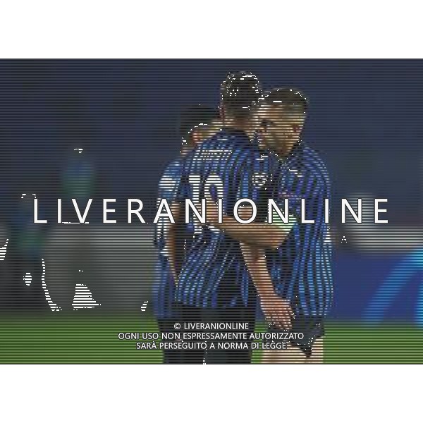 Atalanta-Ajax Uefa Champions League 2020/2021 2a giornata Bergamo, 27 Ottobre 2020 Nella foto: Rafael Toloi e Berat Djimsiti a fine gara Ph. Soli - Ag. Aldo Liverani / AGENZIA ALDO LIVERANI SAS