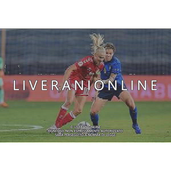 Euro 2022 Qualifiers - Italy Women vs Denmark - Italian Soccer Team, 27 October 2020 Carlo Castellani Stadium, empoli, Italy Photo showing: Elena Linari (Italy), Pernille Harder (Denmark) @LM/Lisa Guglielmi/ AGENZIA ALDO LIVERANI SAS