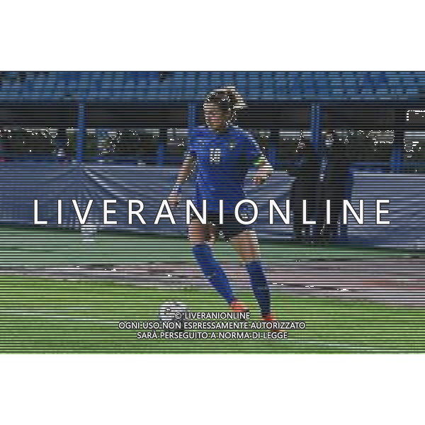Euro 2022 Qualifiers - Italy Women vs Denmark - Italian Soccer Team, 27 October 2020 Carlo Castellani Stadium, empoli, Italy Photo showing: Cristiana Girelli (Italy) @LM/Lisa Guglielmi/ AGENZIA ALDO LIVERANI SAS