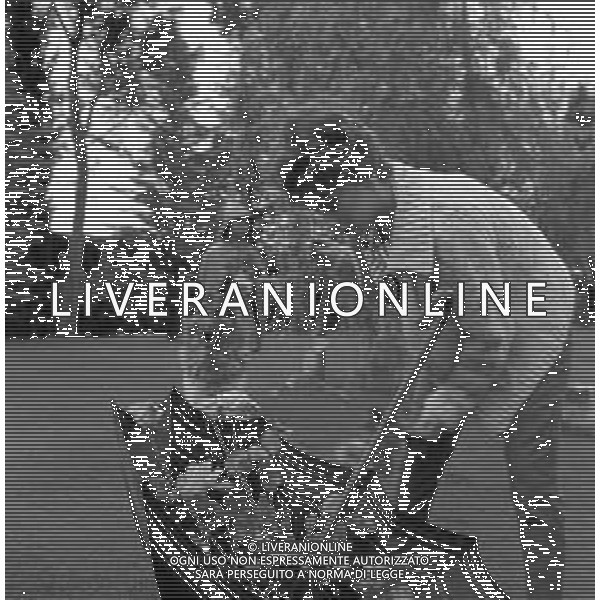 GINA LOLLOBRIGIDA ATTRICE ITALIANA - RETROSPETTIVA NELLA FOTO A ROMA NEGLI ANNI \'60 NEL GIARDINO DELLA SUA VILLA MENTRE RACCOGLIE LE ROSE ©ARCHIVIO GIOVANNI LIVERANI / AG. ALDO LIVERANI SAS