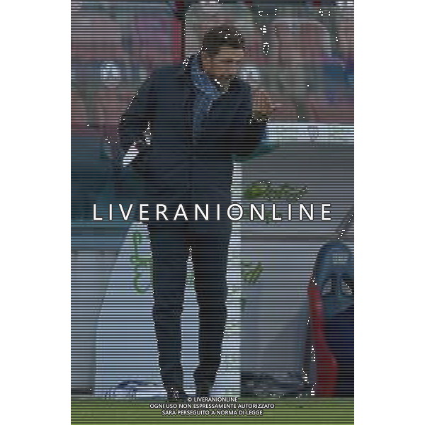 28-10-2020-CAGLIARI CALCIO-U.S.. CREMONESE. 3° TURNO COPPA ITALIA 2020/2021. ITALIA, SARDEGNA, CAGLIARI, STADIO SARDEGNA ARENA. SALVATORE MOI/ALDO LIVERANI SAS NELLA FOTO: EUSEBIO DI FRANCESCO ALLENATORE CAGLIARI. / AGENZIA ALDO LIVERANI SAS