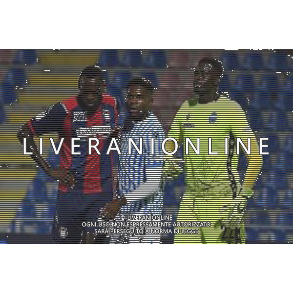 CROTONE - SPAL COPPA ITALIA TIM CUP 28.10.2020 NELLA FOTO Caleb Okoli e Demba Thiam ©PIPITA / AGENZIA ALDO LIVERANI SAS