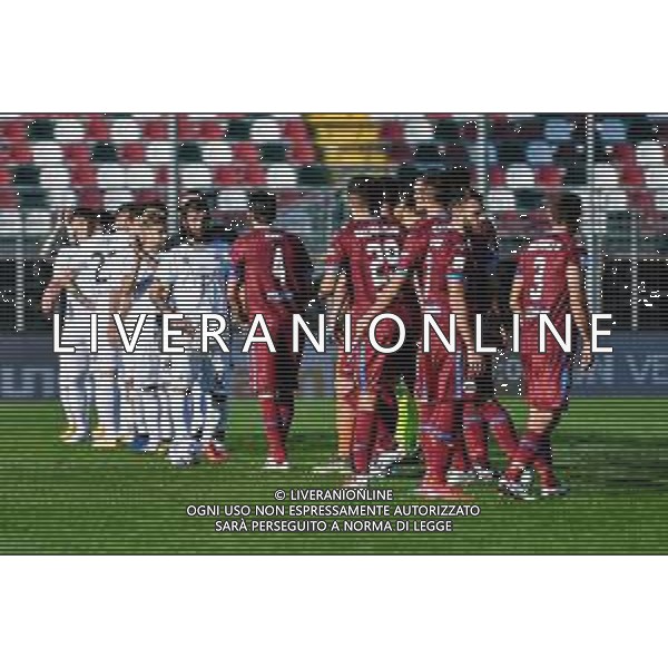 Cittadella vs Spezia - Coppa Italia 2020/2021, 28 ottobre 2020 Cittadella (Pd), Italia Nella foto: line up @LM/Alessio Marini/ AGENZIA ALDO LIVERANI SAS