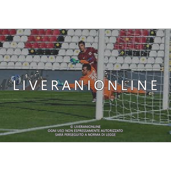 Cittadella vs Spezia - Coppa Italia 2020/2021, 28 ottobre 2020 Cittadella (Pd), Italia Nella foto: parata di Elhan Kastrati (Cittadella) @LM/Alessio Marini/ AGENZIA ALDO LIVERANI SAS
