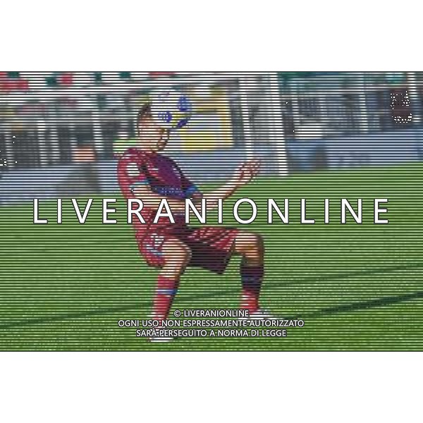 Cittadella vs Spezia - Coppa Italia 2020/2021, 28 ottobre 2020 Cittadella (Pd), Italia Nella foto: colpo di testa di Amedeo Benedetti (Cittadella) @LM/Alessio Marini/ AGENZIA ALDO LIVERANI SAS