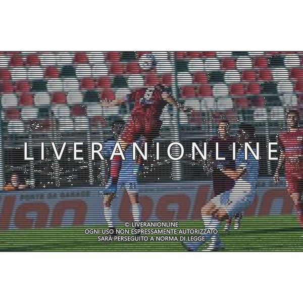 Cittadella vs Spezia - Coppa Italia 2020/2021, 28 ottobre 2020 Cittadella (Pd), Italia Nella foto: Colpo di testa di Agostino Camigliano (Cittadella) @LM/Alessio Marini/ AGENZIA ALDO LIVERANI SAS