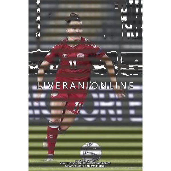 ITALIA vs DANIMARCA Qualificazioni al campionato europeo di calcio femminile 2021- 27/10/2020 nella foto: Katrine Veje (Denmark) ©Claudio Zamagni/Agenzia Aldo Liverani Katrine Veje (Denmark) during UEFA Women\'s Euro 2021 qualifying match between ITALY and DENMARK in Empoli on October 27 2020 photo credit by Claudio Zamagni/Aldo Liverani Photo Agency