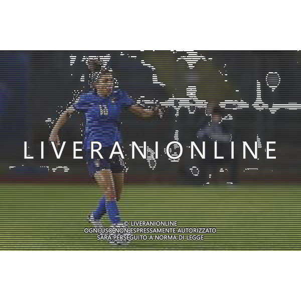 ITALIA vs DANIMARCA Qualificazioni al campionato europeo di calcio femminile 2021- 27/10/2020 nella foto: Elisa Bartoli (Italy) ©Claudio Zamagni/Agenzia Aldo Liverani Elisa Bartoli (Italy) during UEFA Women\'s Euro 2021 qualifying match between ITALY and DENMARK in Empoli on October 27 2020 photo credit by Claudio Zamagni/Aldo Liverani Photo Agency