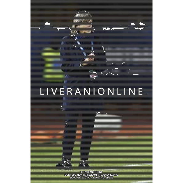 ITALIA vs DANIMARCA Qualificazioni al campionato europeo di calcio femminile 2021- 27/10/2020 nella foto: Milena Bertolini Coach (Italy) ©Claudio Zamagni/Agenzia Aldo Liverani Milena Bertolini Coach (Italy) during UEFA Women\'s Euro 2021 qualifying match between ITALY and DENMARK in Empoli on October 27 2020 photo credit by Claudio Zamagni/Aldo Liverani Photo Agency