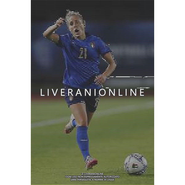 ITALIA vs DANIMARCA Qualificazioni al campionato europeo di calcio femminile 2021- 27/10/2020 nella foto: Valentina Cernoia (Italy) ©Claudio Zamagni/Agenzia Aldo Liverani Valentina Cernoia (Italy) during UEFA Women\'s Euro 2021 qualifying match between ITALY and DENMARK in Empoli on October 27 2020 photo credit by Claudio Zamagni/Aldo Liverani Photo Agency