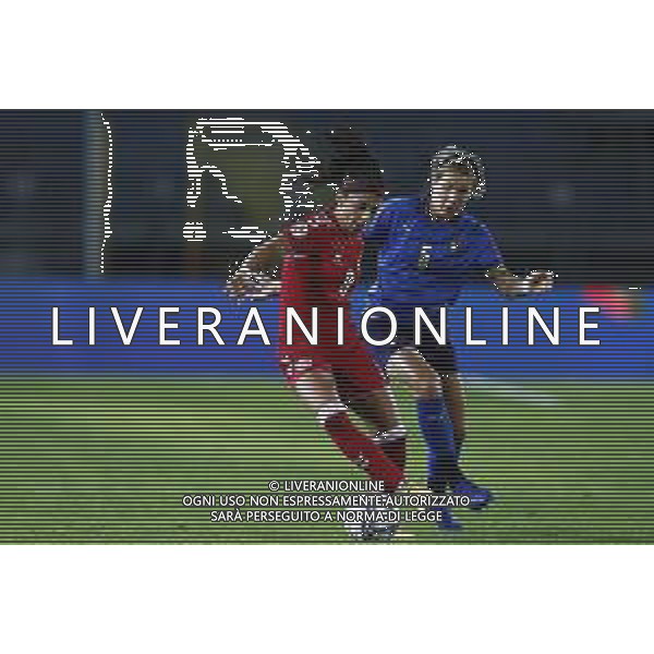 ITALIA vs DANIMARCA Qualificazioni al campionato europeo di calcio femminile 2021- 27/10/2020 nella foto: Nadia Nadim (Denmark)Elena Linari (Italy) ©Claudio Zamagni/Agenzia Aldo Liverani Nadia Nadim (Denmark)Elena Linari (Italy) during UEFA Women\'s Euro 2021 qualifying match between ITALY and DENMARK in Empoli on October 27 2020 photo credit by Claudio Zamagni/Aldo Liverani Photo Agency