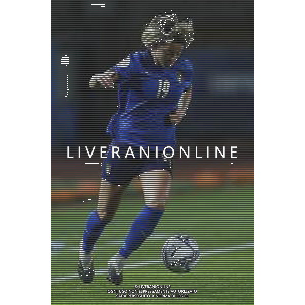 ITALIA vs DANIMARCA Qualificazioni al campionato europeo di calcio femminile 2021- 27/10/2020 nella foto: Valentina Giacinti (Italy) ©Claudio Zamagni/Agenzia Aldo Liverani Valentina Giacinti (Italy) during UEFA Women\'s Euro 2021 qualifying match between ITALY and DENMARK in Empoli on October 27 2020 photo credit by Claudio Zamagni/Aldo Liverani Photo Agency