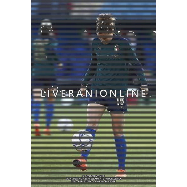 ITALIA vs DANIMARCA Qualificazioni al campionato europeo di calcio femminile 2021- 27/10/2020 nella foto: Cristiana Girelli (Italy) ©Claudio Zamagni/Agenzia Aldo Liverani Cristiana Girelli (Italy) during UEFA Women\'s Euro 2021 qualifying match between ITALY and DENMARK in Empoli on October 27 2020 photo credit by Claudio Zamagni/Aldo Liverani Photo Agency