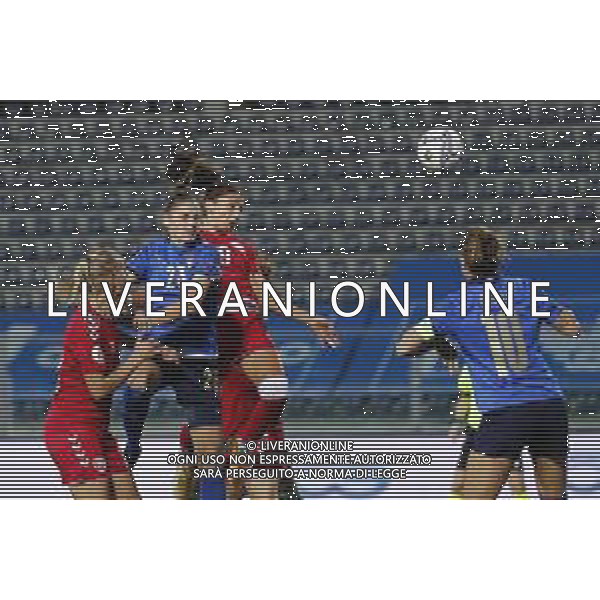 ITALIA vs DANIMARCA Qualificazioni al campionato europeo di calcio femminile 2021- 27/10/2020 nella foto: goal Nadia Nadim (Denmark) ©Claudio Zamagni/Agenzia Aldo Liverani goal Nadia Nadim (Denmark) during UEFA Women\'s Euro 2021 qualifying match between ITALY and DENMARK in Empoli on October 27 2020 photo credit by Claudio Zamagni/Aldo Liverani Photo Agency