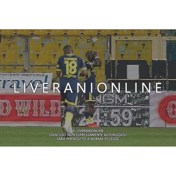 Parma Calcio 1913 vs Pescara Calcio - Italian soccer Coppa Italia match 2020/2021, 28 October 2020 Stadio Ennio Tardini, parma, Italy Photo showing: Yann Karamoh (Parma Calcio 1913) celebration after his goal @LM/Francesco Scaccianoce/ AGENZIA ALDO LIVERANI SAS