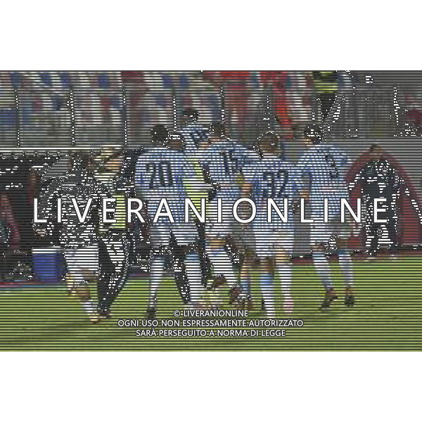 28-10-2020 CROTONE COPPA ITALIA TIM CROTONE SPAL NELLA FOTO ESULTANZA GIOCATORI SPAL AG ALDO LIVERANI SAS