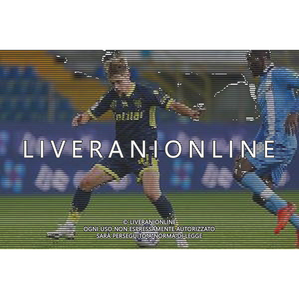 Parma Calcio 1913 vs Pescara Calcio - Italian soccer Coppa Italia match 2020/2021, 28 October 2020 Stadio Ennio Tardini, parma, Italy Photo showing: Hans Nicolussi Caviglia (Parma Calcio 1913) @LM/Francesco Scaccianoce AG ALDO LIVERANI SAS